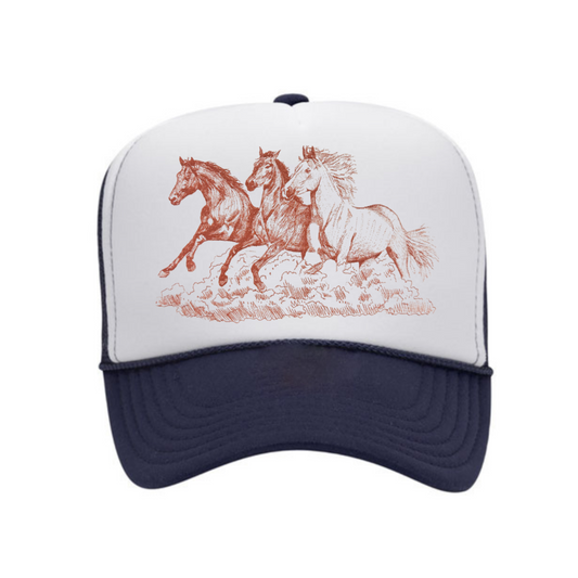 Wild Horses Trucker Hat