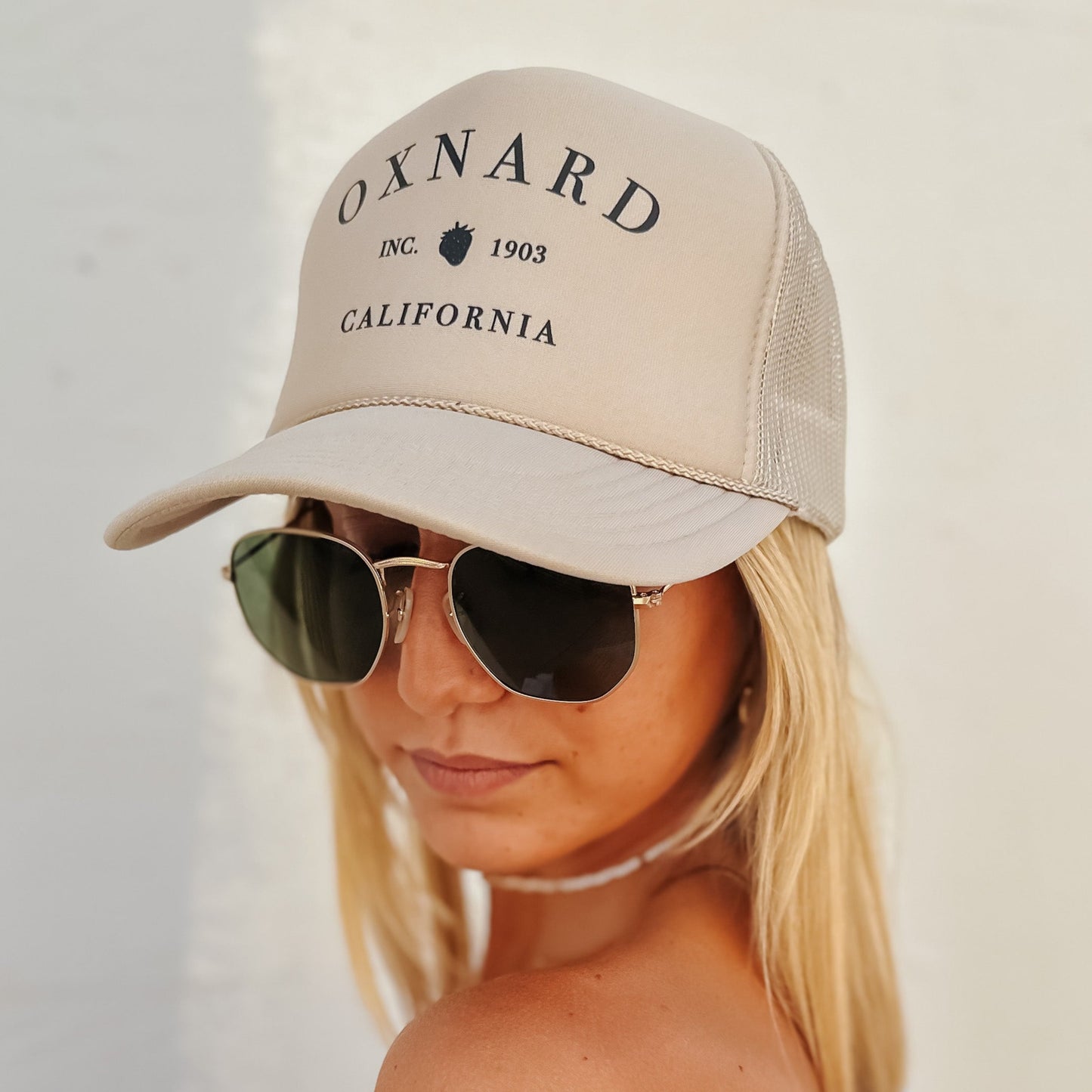 Oxnard Strawberry Trucker Hat