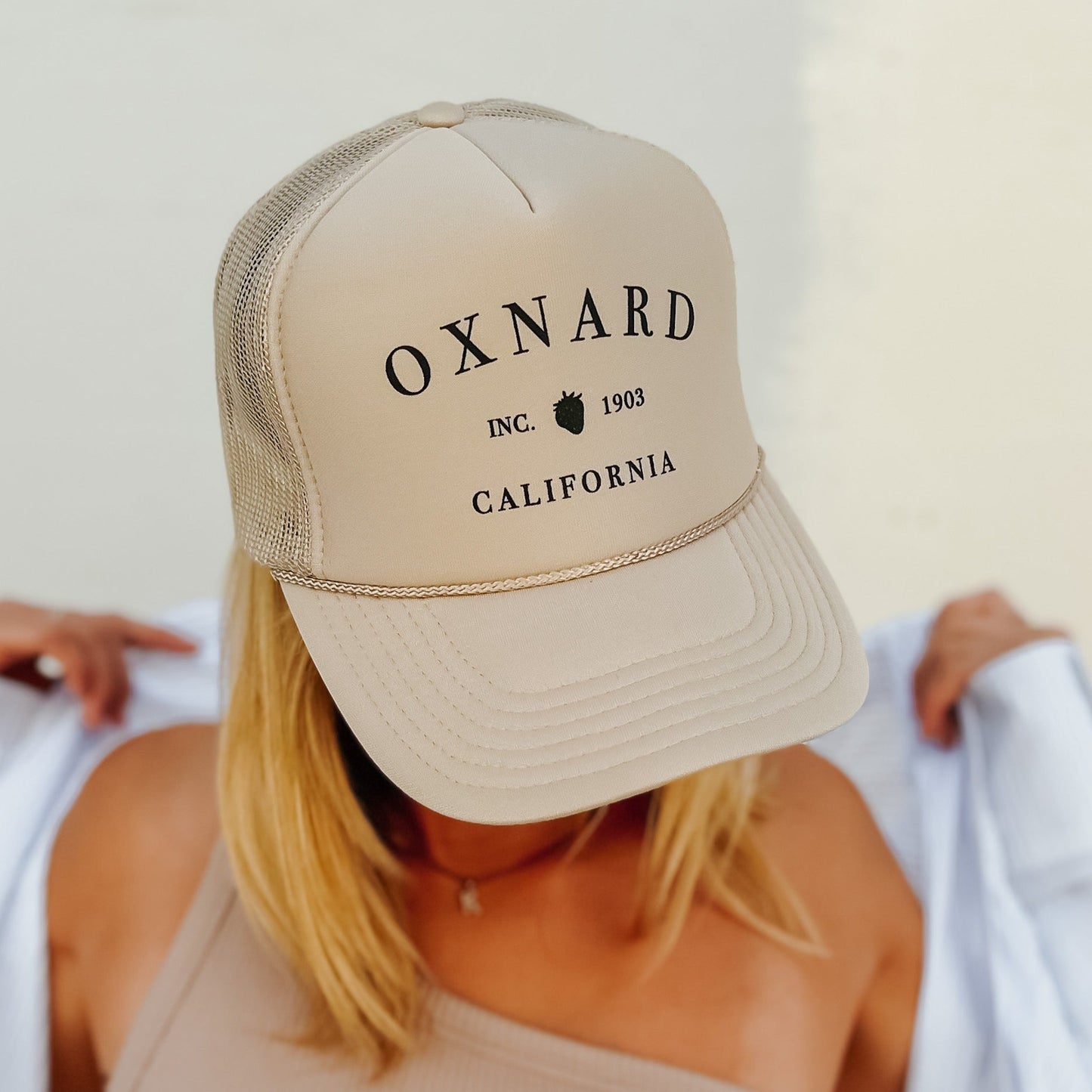 Oxnard Strawberry Trucker Hat