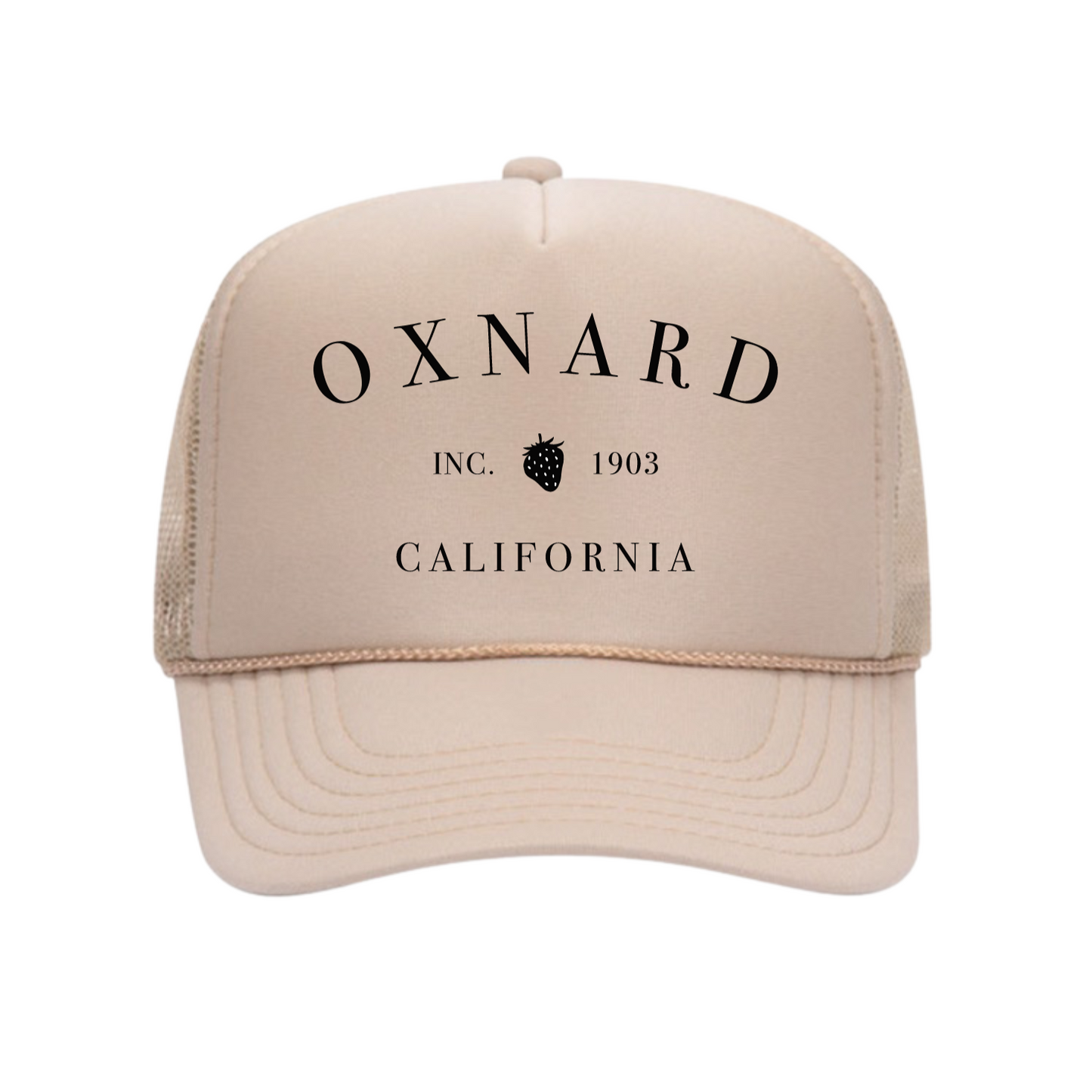 Oxnard Strawberry Trucker Hat – Not From Malibu